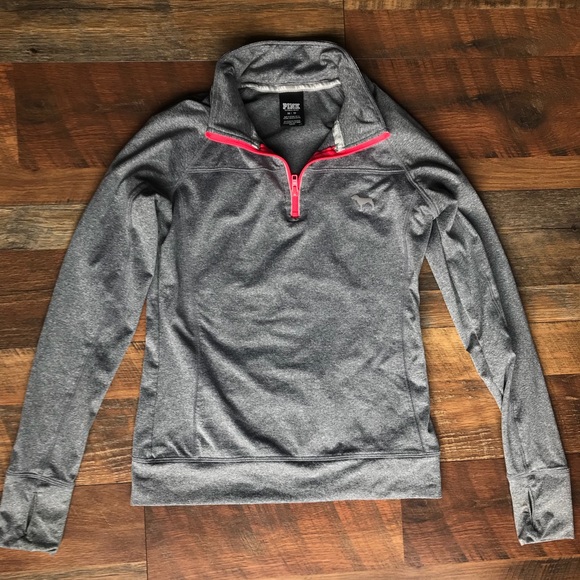 PINK grey half zip - Picture 1 of 3